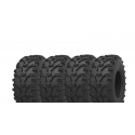 Pack 4 pneus avant et arrière KENDA Bear Claw 25x8-12 et 25x10-12