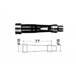 Anti-parasite NGK connexion à olive SB01E