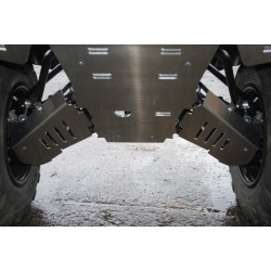 Protections de triangles arrière AXP en alu 4mm pour YAMAHA GRIZZLY 700 2014-2015