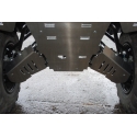 Protections de triangles arrière AXP en alu 4mm pour YAMAHA GRIZZLY 700 2014-2015