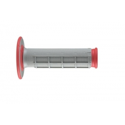 Revêtement RENTHAL Dual Grip Gris/Rouge pour poignée tournante