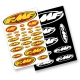 Planche de stickers FMF