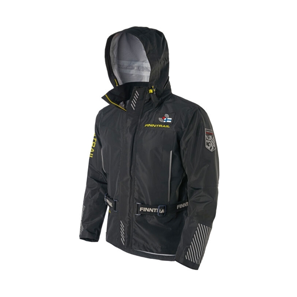 Veste FINNTRAIL Mudway Graphite noire/jaune