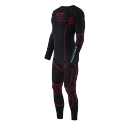 Sous vêtements FINNTRAIL Hiver thermique noir/rouge