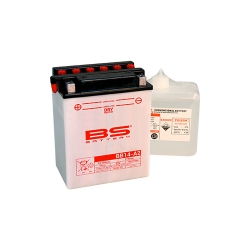 Batterie BS conventionnelle YB14-A2 pour ARCTIC CAT 400 AUTO/MANUAL 1998-2009