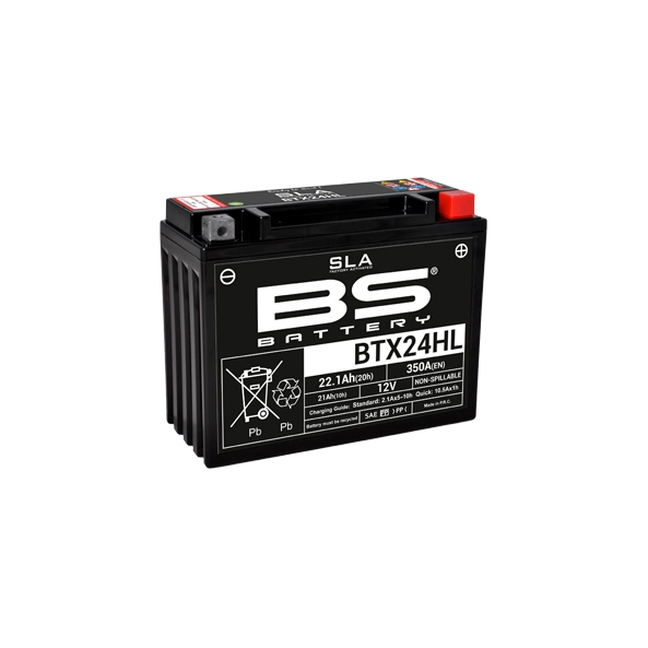 Batterie BS SLA activée usine YTX24HLBS pour ARCTIC CAT 650 PROWLER