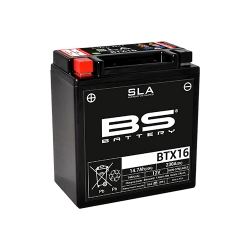 Batterie BS SLA activée usine YTX16-BS pour SUZUKI VINSON 500 2002-2003