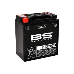 Batterie BS SLA activée usine YTX20CH-BS pour SUZUKI KINGQUAD 500 depuis 2011