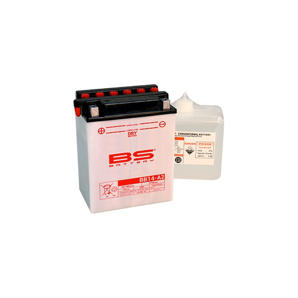 Batterie BS conventionnelle YB14-A2 pour ARCTIC CAT 366/350/400