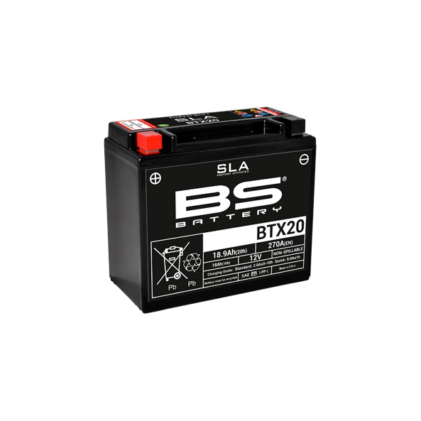 Batterie BS SLA activée usine YTX20 pour ARCTIC CAT 1000 XT/TRV