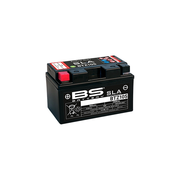 Batterie BS SLA activée usine YTZ10S pour YAMAHA RAPTOR 350