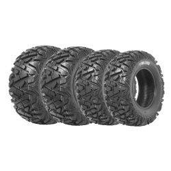 Pack 4 pneus avant et arrière BULLDOG B350 25x8-12 / 25x10-12