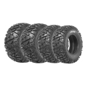 Pack 4 pneus avant et arrière BULLDOG B350 25x8-12 / 25x10-12