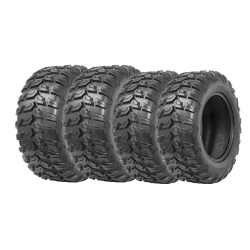 Pack 4 pneus avant et arrière BULLDOG B3035 25x8-12 / 25x10-12