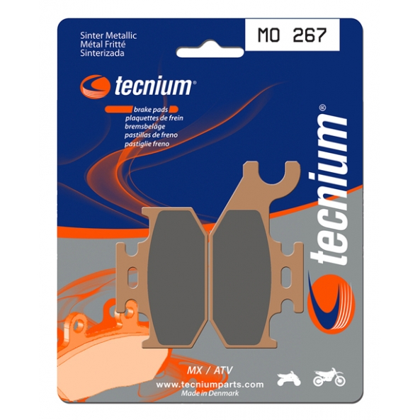 Plaquettes de frein TECNIUM avant droite pour CAN AM DS 650