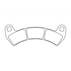 Plaquettes de frein CL BRAKES avant pour POLARIS RZR 1000 TURBO S