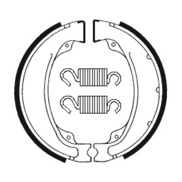 Mâchoires de frein TECNIUM arrière pour HONDA TRX 250 X/EX 2001-2013