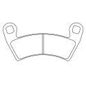 Plaquettes de frein CL BRAKES arrière pour POLARIS RZR 1000 TURBO S
