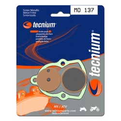 Plaquettes de frein TECNIUM arrière pour YAMAHA BLASTER 200 1988-2002