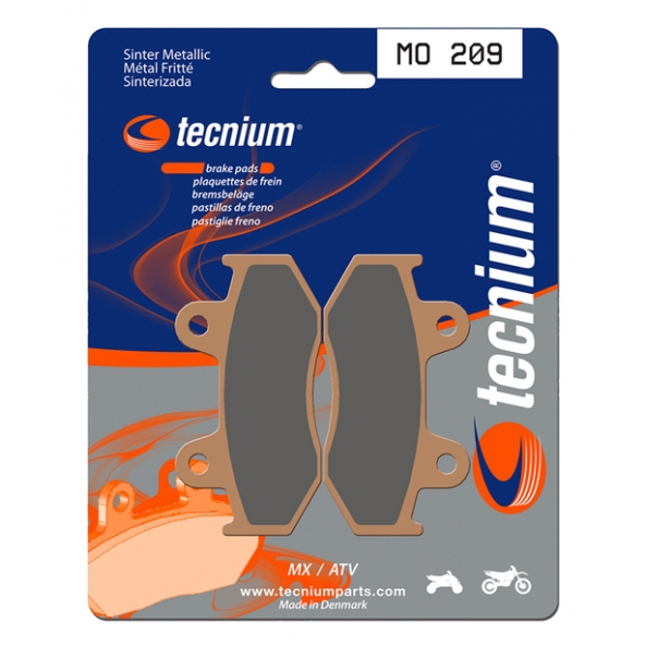 Plaquettes de frein TECNIUM arrière pour YAMAHA RAPTOR 700 depuis 2013