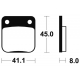 Plaquettes de frein TECNIUM avant pour KAWASAKI KVF 300