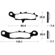 Plaquettes de frein TECNIUM avant droite pour KAWASAKI KVF 650 2001-2009