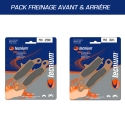 Pack plaquettes de frein avant TECNIUM pour KAWASAKI KVF 700