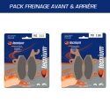 Pack plaquettes de frein avant TECNIUM pour KAWASAKI KVF 750