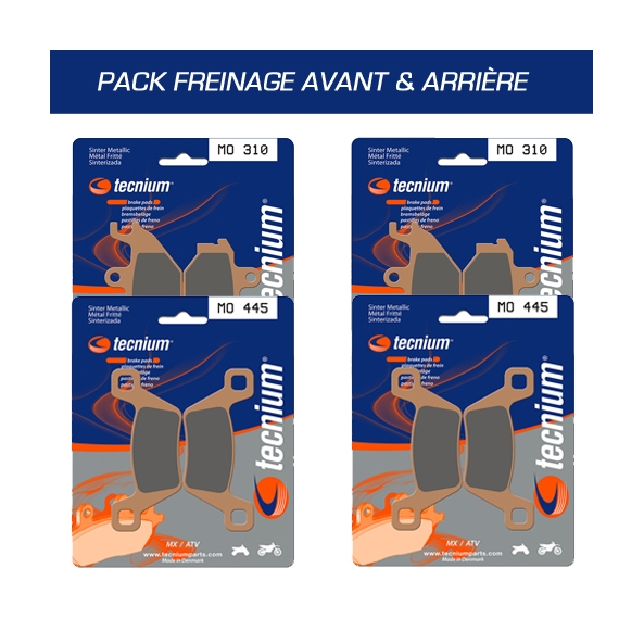 Plaquettes De Frein Avant Et Arrière Cnornus Pour Polaris Sportsman 500 4x4 HO - Kit Complet Haute Performance