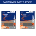 Pack plaquettes de frein avant TECNIUM pour SUZUKI VINSON 500