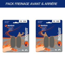 Pack plaquettes de frein avant TECNIUM pour SUZUKI KINGQUAD 500 2011-2014