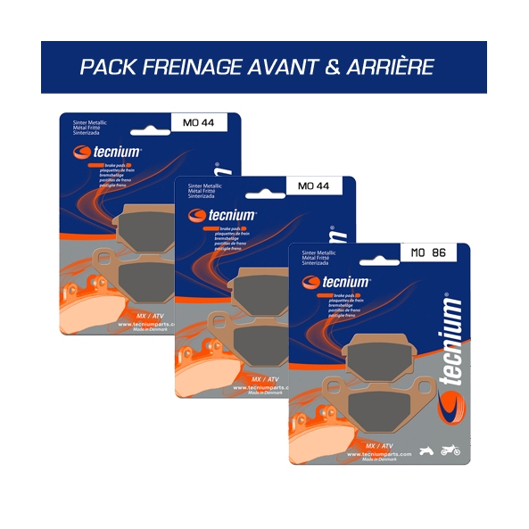 Plaquettes De Frein Arrière Tecnium MO86 Pour TGB 425 Target 4x4 2008-2010 – Métal Fritté Haute Performance