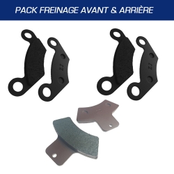 Pack plaquettes de frein avant et arrière pour HYTRACK HY210