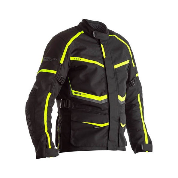 Veste RST Maverick textile noir/jaune