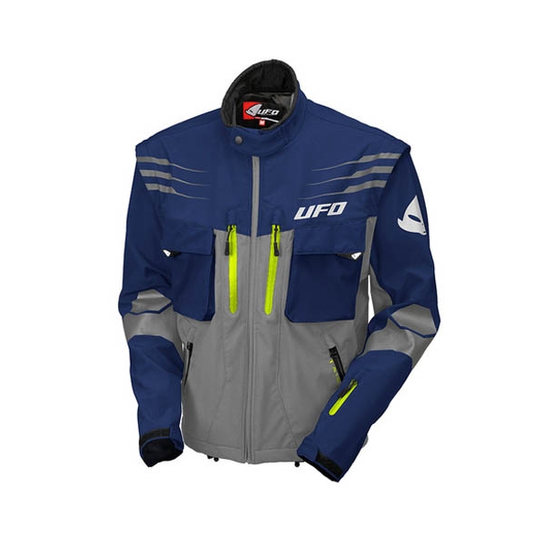 Veste UFO Taiga Enduro bleu/orange