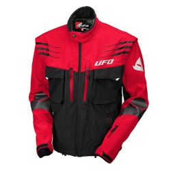 Veste UFO Taiga Enduro noir/rouge