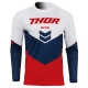 Maillot THOR Sector Chev blanc/rouge