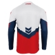Maillot THOR Sector Chev blanc/rouge/bleu marine