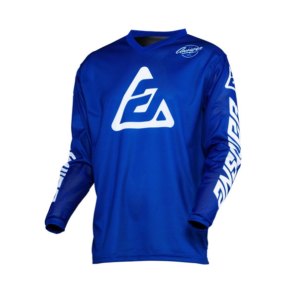 Maillot ANSWER ARKON Bold bleu/blanc