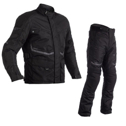 Tenue RST Maverick textile noir/gris veste et pantalon