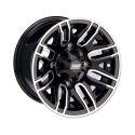 Jante MOOSE 112X noir/alu 14x8 - 4x110 - 4+4