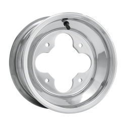 Jante avant doublée chromée 10x5 / 4x144 déport 4+1