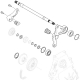 1702-466 - ARCTIC CAT KIT, SHAFT/ENG MTG 5000/9000