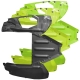 8639-232 - ARCTIC CAT SKID PLATE,REAR ''19 M 6/8000-HYP GRN
