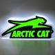 7639-870 - ARCTIC CAT SIGN, ARCTIC GARAGE-LED