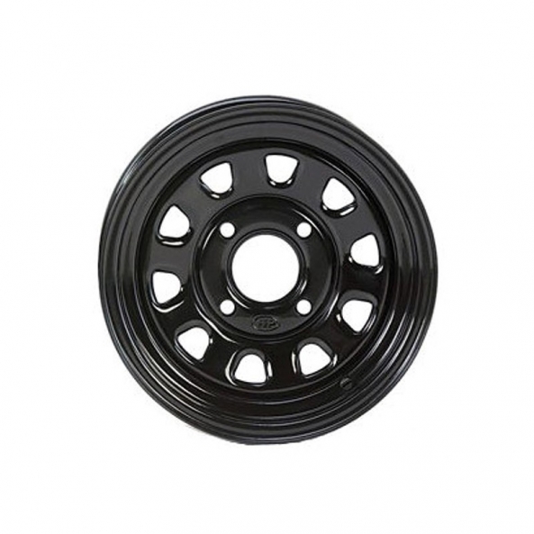 Jante Avant/Arrière ITP DELTA STEEL Noir 14 pouces pour CAN AM 